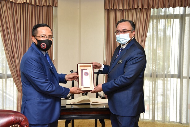 Kunjungan Hormat YBhg. Ketua Pengarah Keselamatan Negara Ke SUK Perak. 8 Februari 2021.