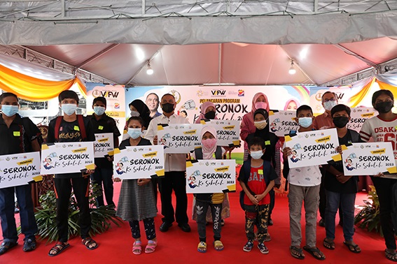 Program Seronok Ke Sekolah Bantu Keluarga Kurang Berkemampuan : 3 Mac 2022