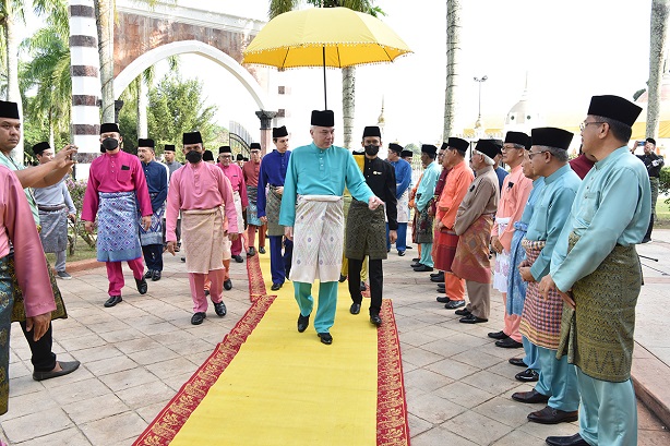 DYMM Paduka Seri Sultan Perak Berkenan Tunai Solat Hari Raya Aidilfitri : 22 April 2023