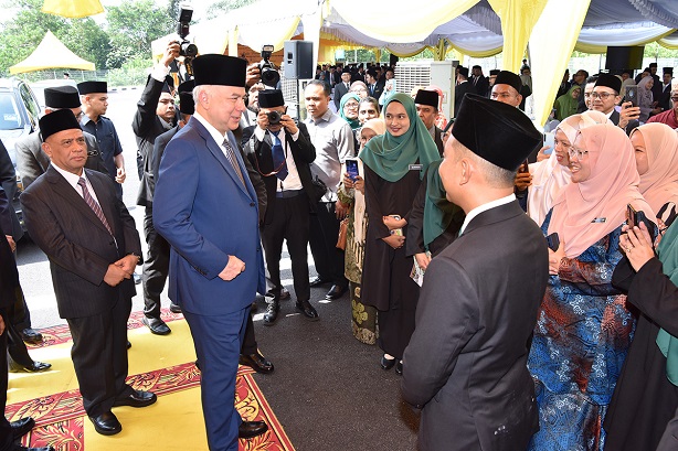 DYMM Paduka Seri Sultan Perak Darul Ridzuan Berkenan Rasmi Instun Dan Balai Cerap Tan Sri Harussani : 3 Oktober 2023