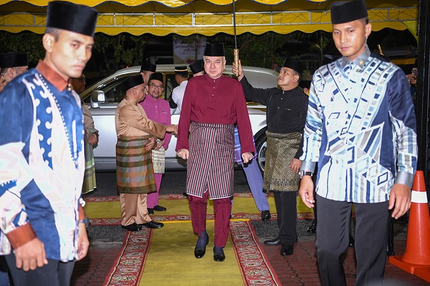 DYMM Paduka Seri Sultan Perak Darul Ridzuan Berkenan Rasmi Masjid Abdul Rahman Auf, Takbir Raya : 16 Jun 2024