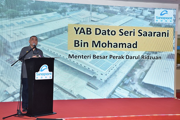 Pembukaan Kilang Baharu Sinopont, Sedia 200 Peluang Pekerjaan Buat Anak Perak : 1 Mac 2024