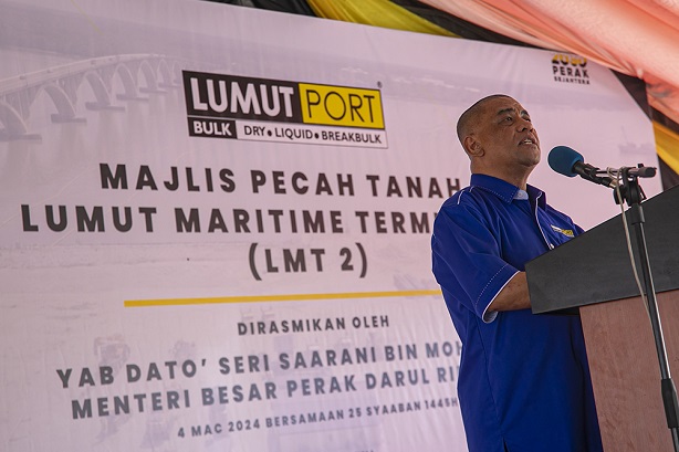 Perak Lancar Projek Terminal Maritim Lumut 2 : 4 Mac 2024