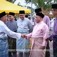 DYMM Paduka Seri Sultan Perak Darul Ridzuan Berkenan Tunai Solat Sunat Aidiladha : 7 Jun 2025